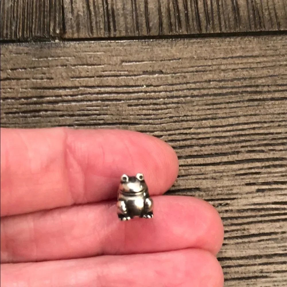 Sterling Silver Frog Bead European Bracelet Bead